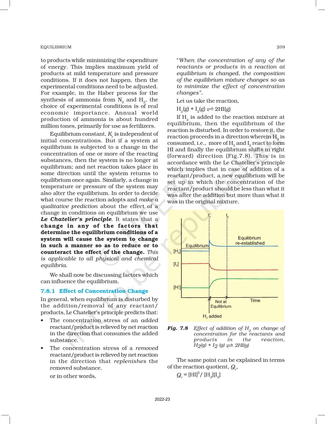 NCERT Book for Class 11 Chemistry Chapter 7 Equilibrium - Page 18