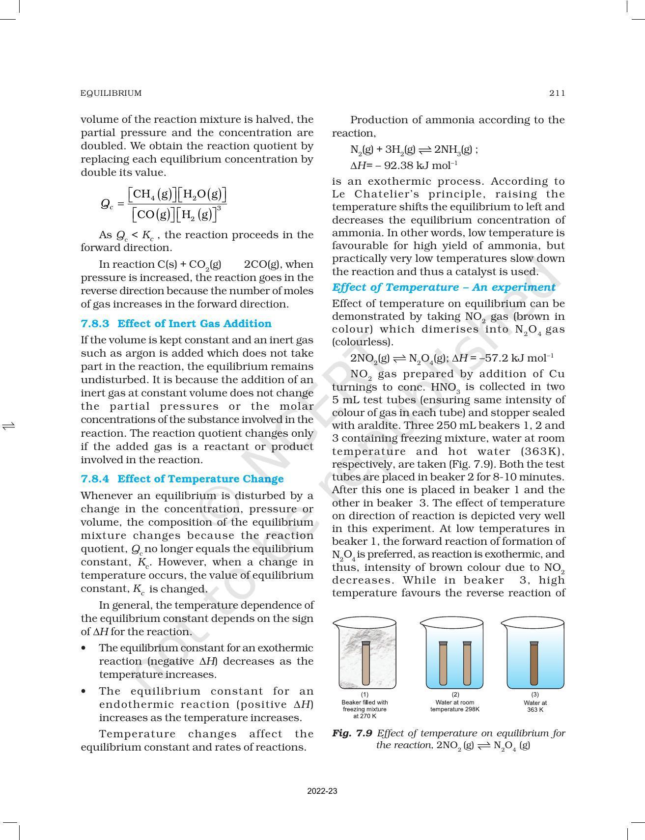 NCERT Book for Class 11 Chemistry Chapter 7 Equilibrium - Page 20