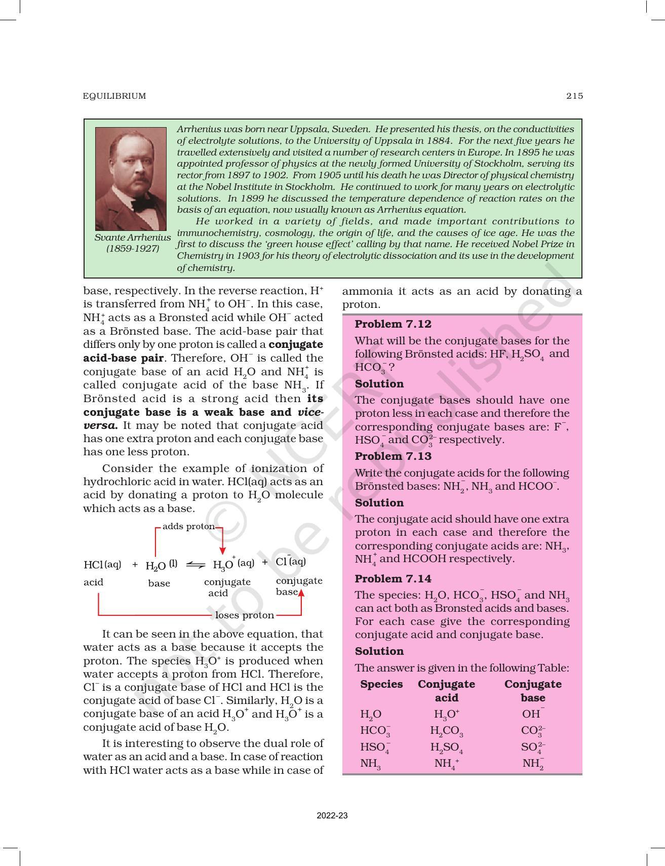 NCERT Book for Class 11 Chemistry Chapter 7 Equilibrium - Page 24