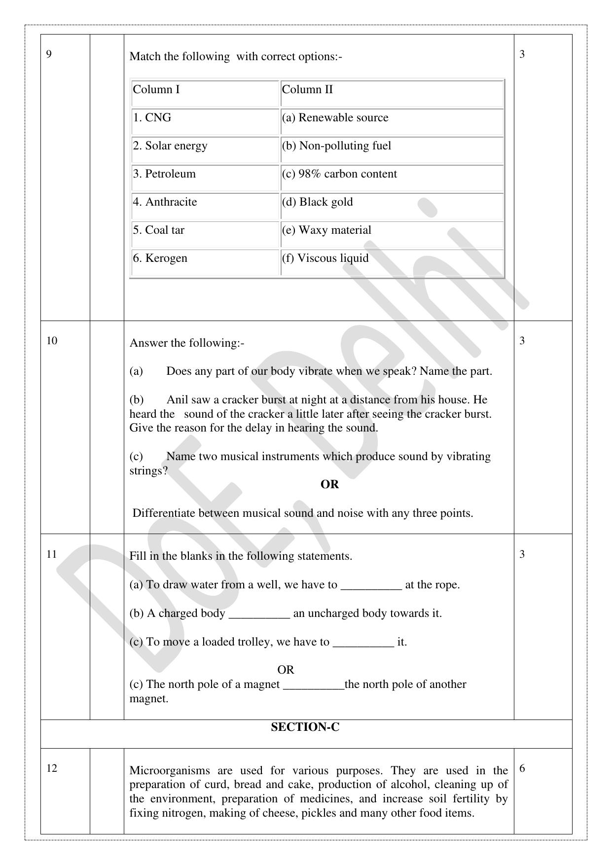 Edudel Class 8 Science (English) Practice Papers-1 (2023-24) - Page 4