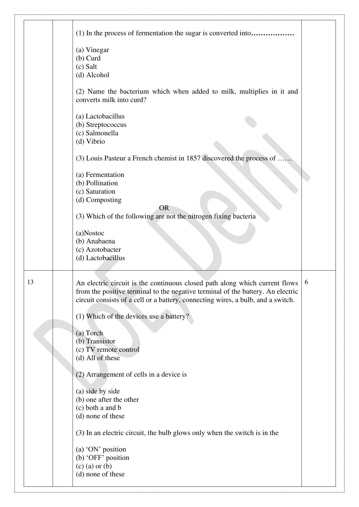 Edudel Class 8 Science (English) Practice Papers-1 (2023-24) - Page 5