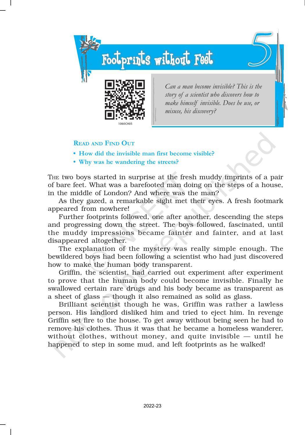 NCERT Book For Class 10 English Footprints Without Feet Chapter 5 ncert-book-for-class-10-english-footprints-without-feet-chapter-5