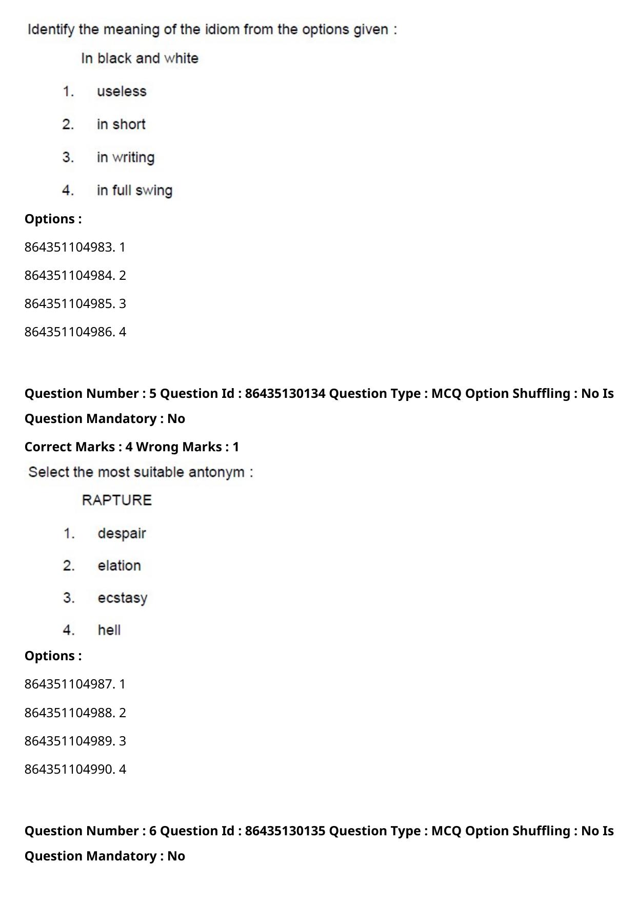 CUET PG 2021 PGQP52 Question Paper - Page 4