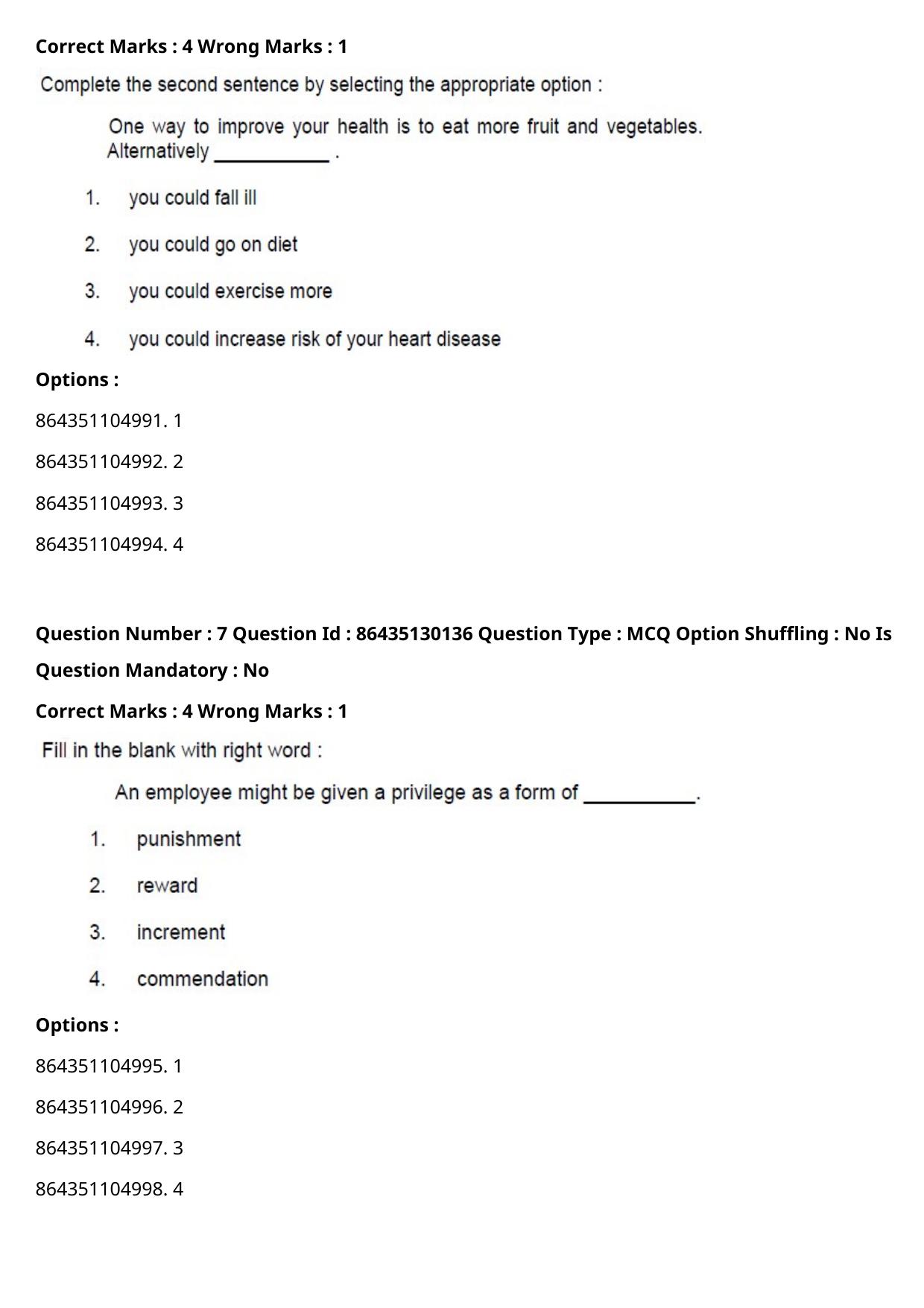 CUET PG 2021 PGQP52 Question Paper - Page 5