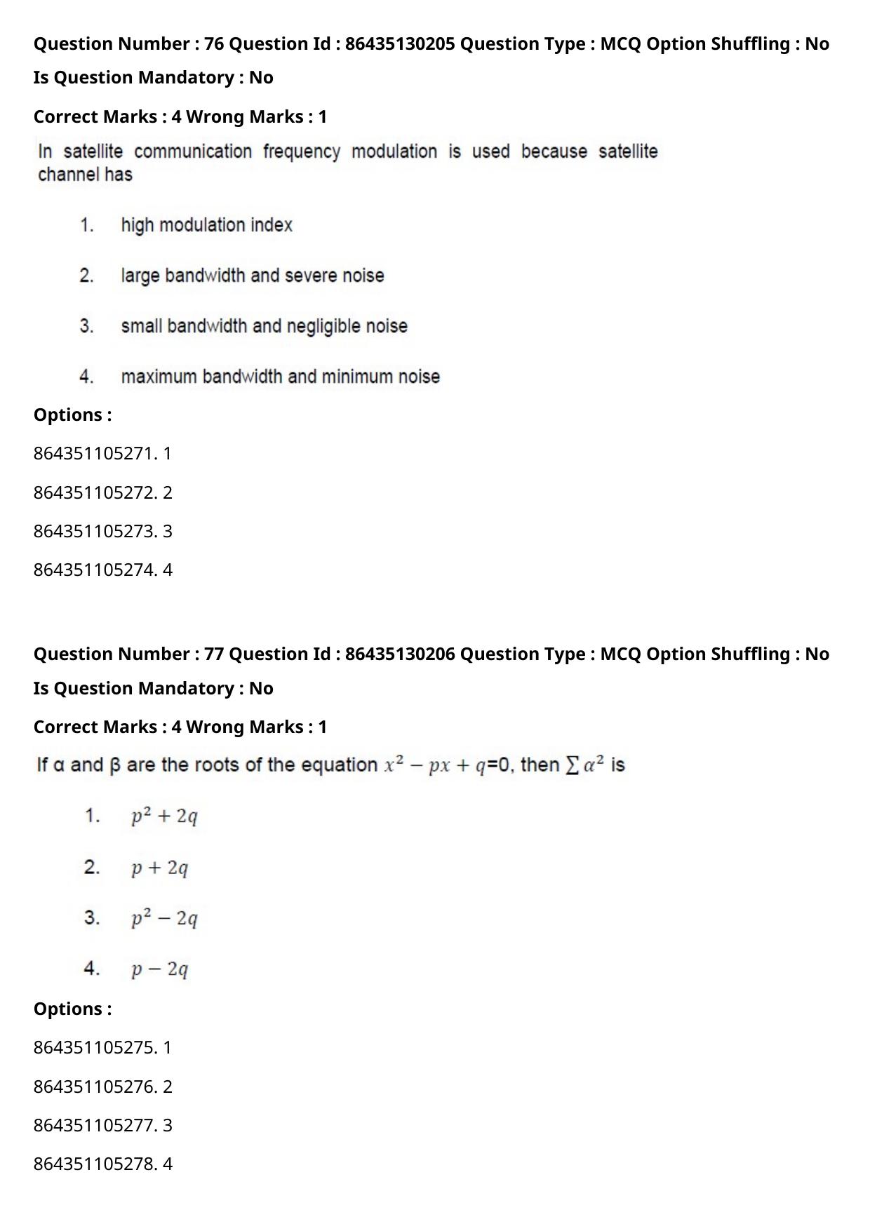 CUET PG 2021 PGQP52 Question Paper - Page 43