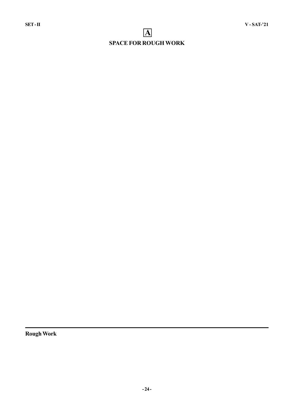 VSAT Exam MPC Sample Question Paper - Page 24
