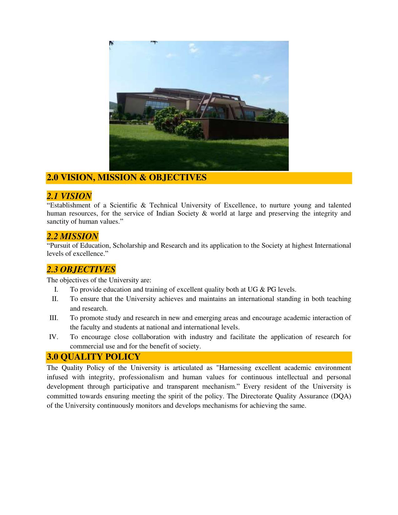 Shri Mata Vaishno Devi University (SMVDU), Katra 2020-21 (Prospectus) - Page 7