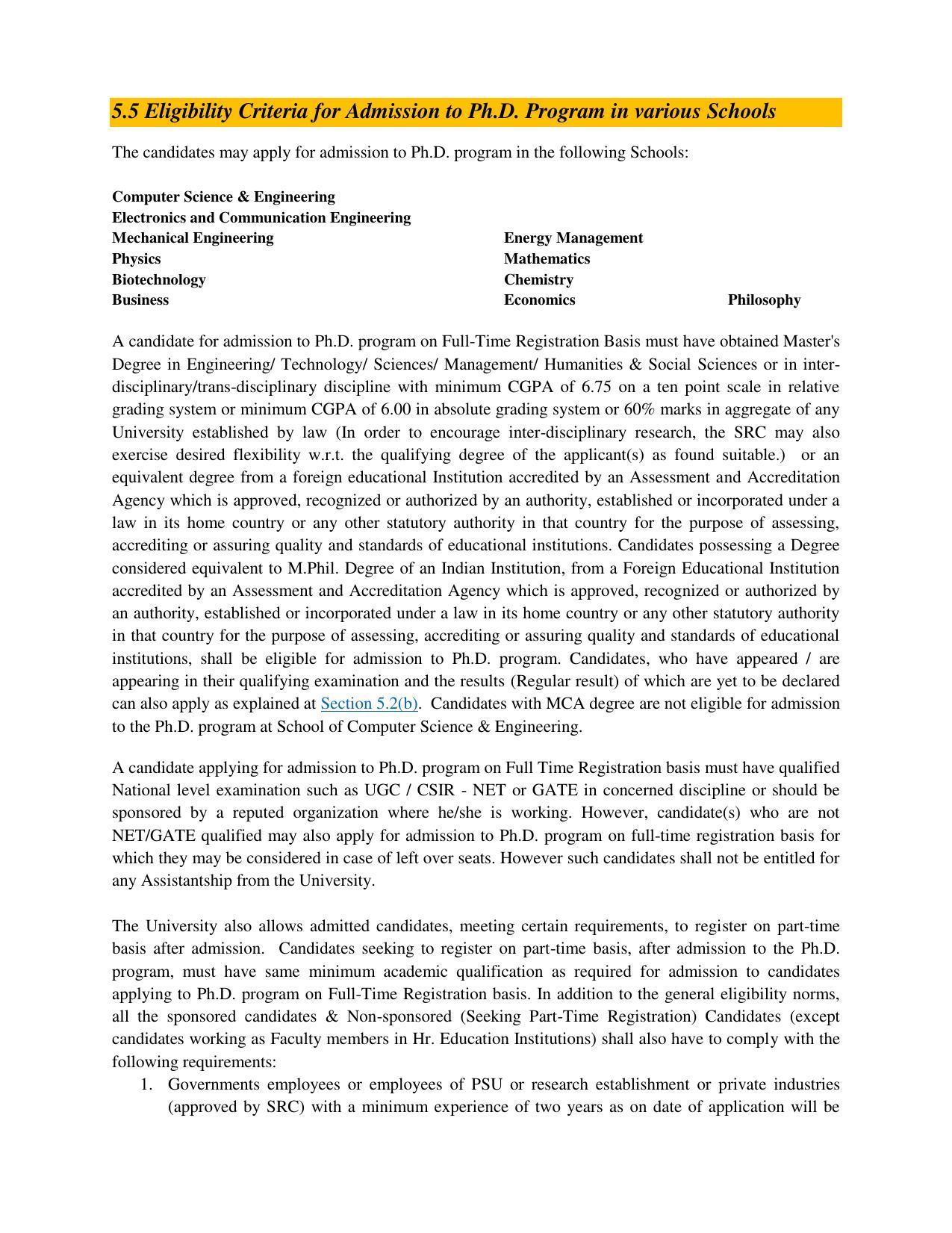 Shri Mata Vaishno Devi University (SMVDU), Katra 2020-21 (Prospectus) - Page 17