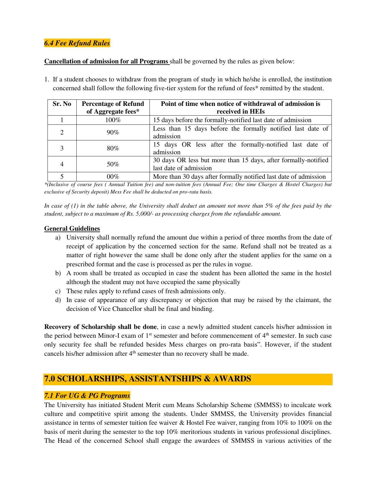 Shri Mata Vaishno Devi University (SMVDU), Katra 2020-21 (Prospectus) - Page 27