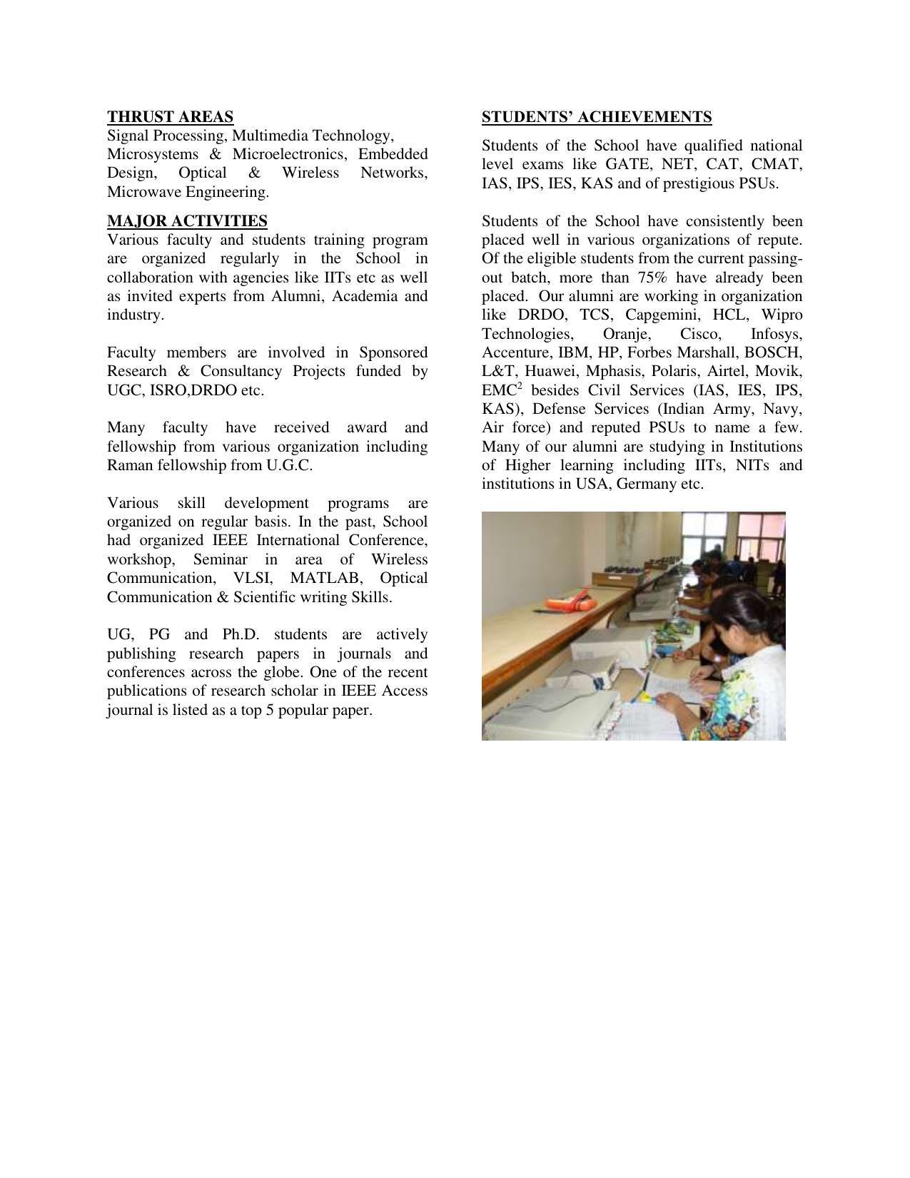 Shri Mata Vaishno Devi University (SMVDU), Katra 2020-21 (Prospectus) - Page 41