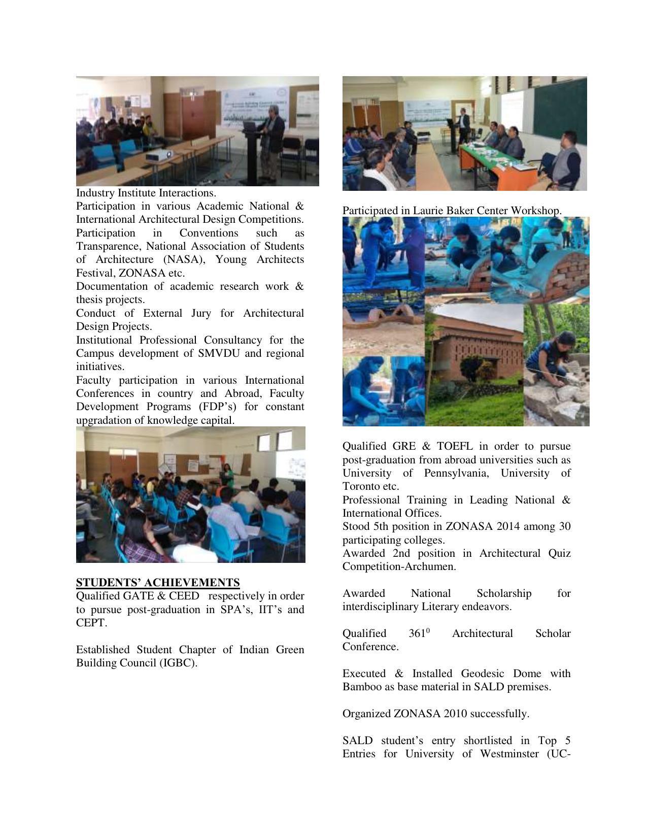 Shri Mata Vaishno Devi University (SMVDU), Katra 2020-21 (Prospectus) - Page 50