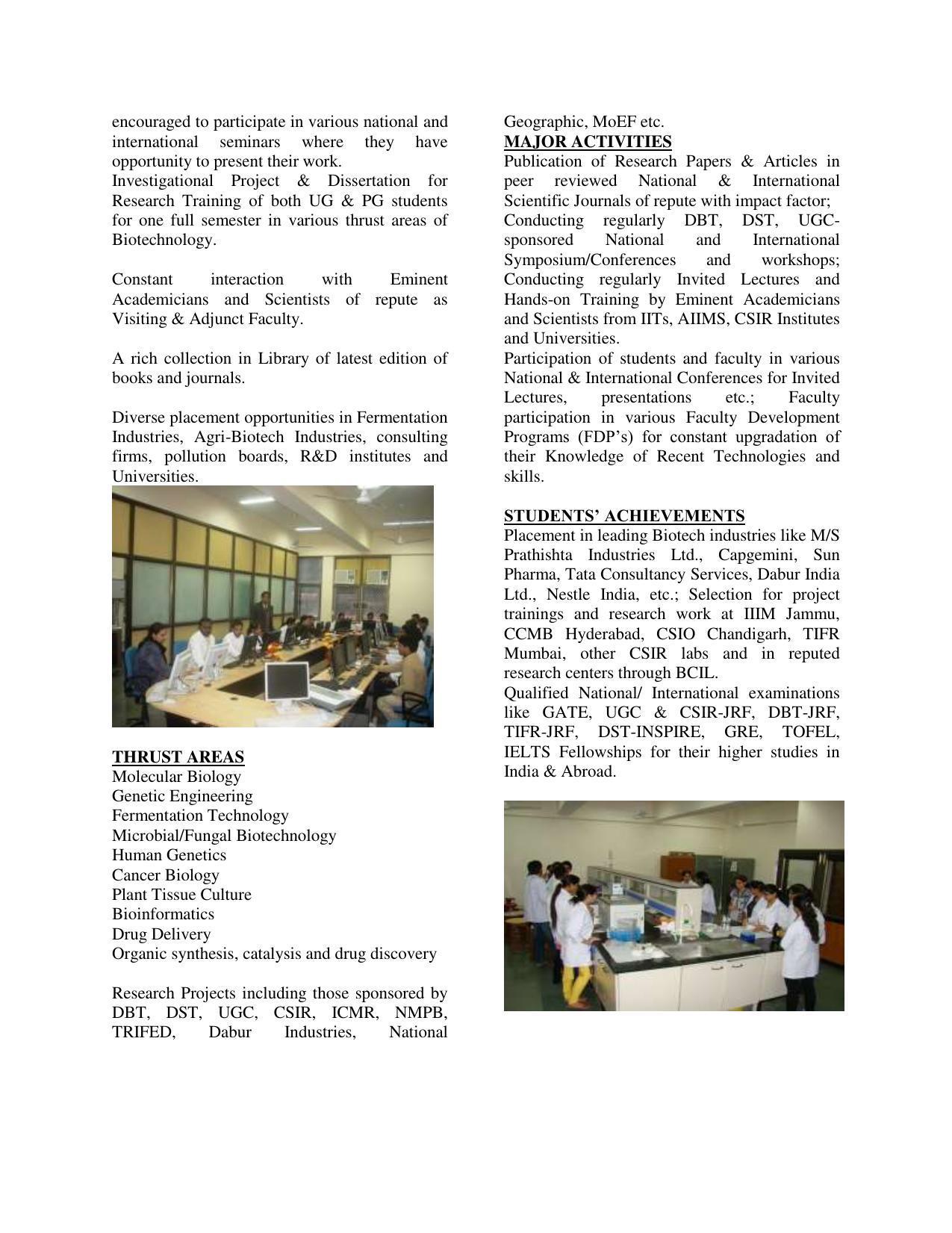 Shri Mata Vaishno Devi University (SMVDU), Katra 2020-21 (Prospectus) - Page 64