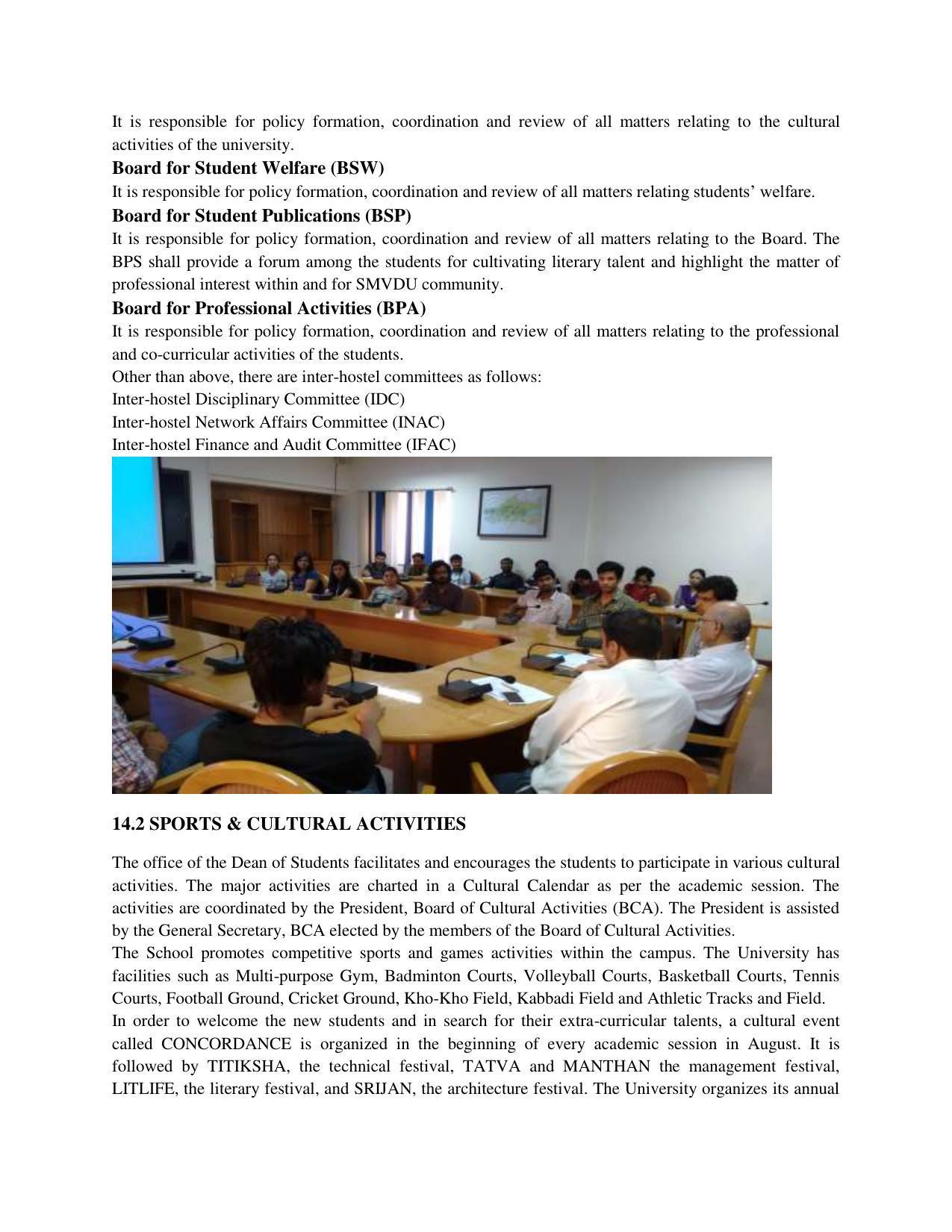 Shri Mata Vaishno Devi University (SMVDU), Katra 2020-21 (Prospectus) - Page 75