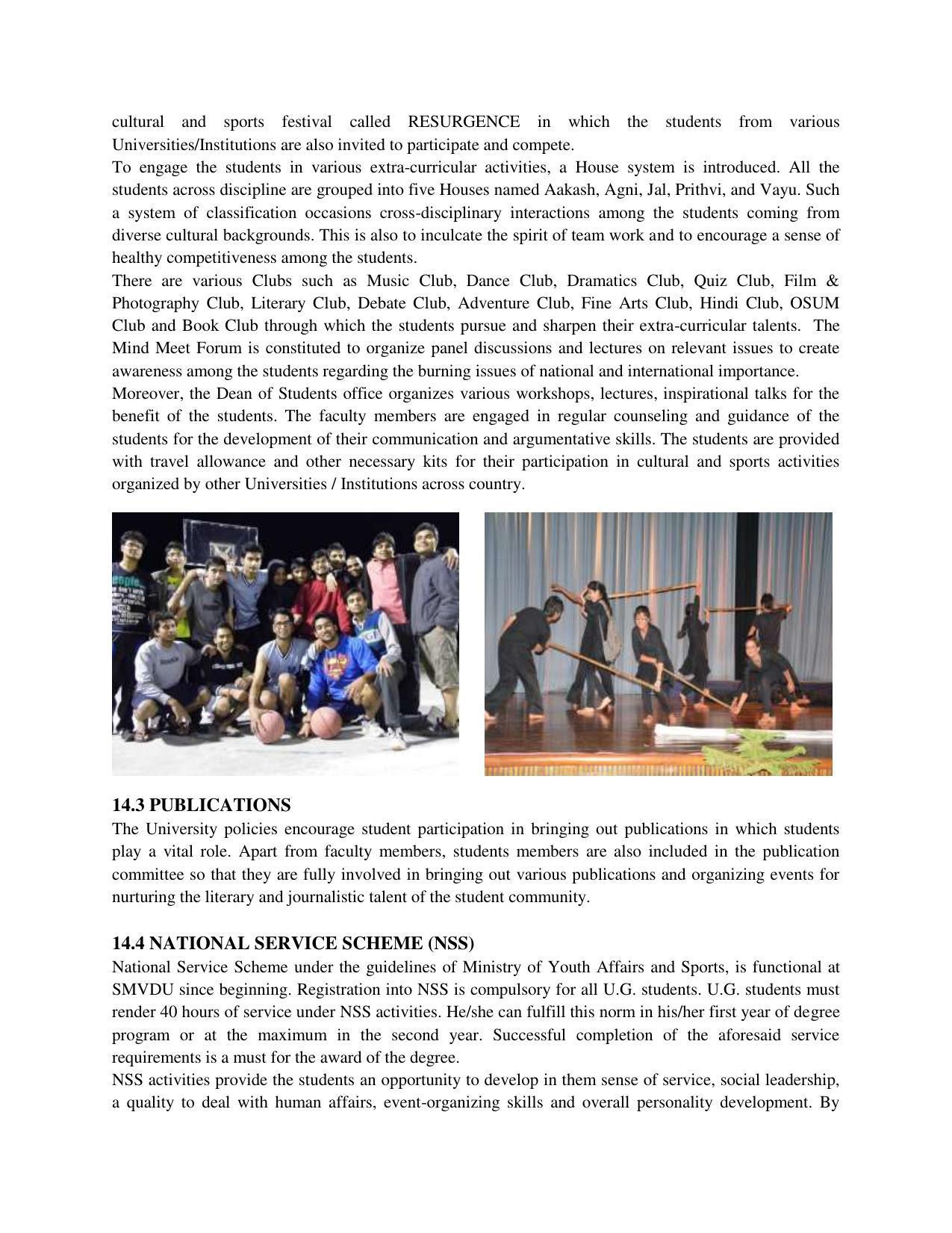Shri Mata Vaishno Devi University (SMVDU), Katra 2020-21 (Prospectus) - Page 76