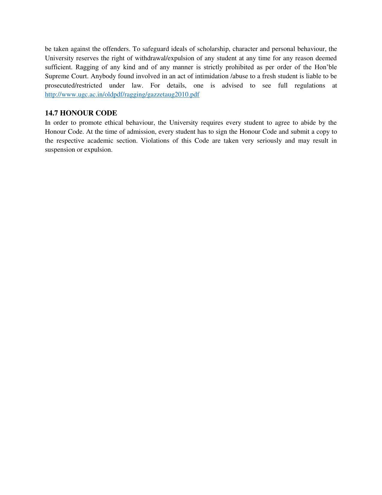 Shri Mata Vaishno Devi University (SMVDU), Katra 2020-21 (Prospectus) - Page 78