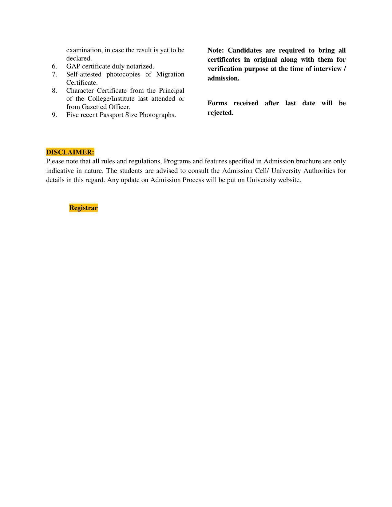 Shri Mata Vaishno Devi University (SMVDU), Katra 2020-21 (Prospectus) - Page 82