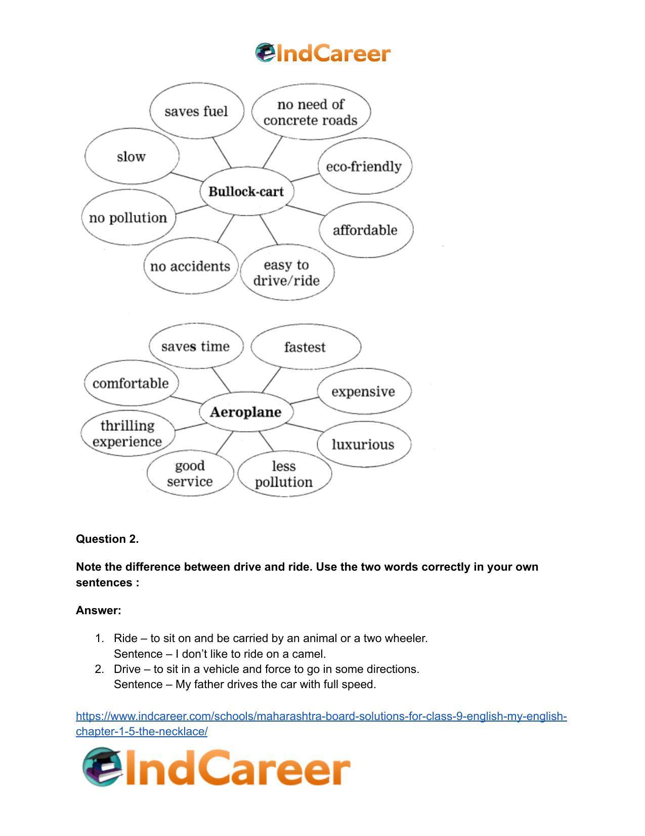 Maharashtra Board Solutions for Class 9- English (My English): Chapter 2.1- Comparisons - Page 5