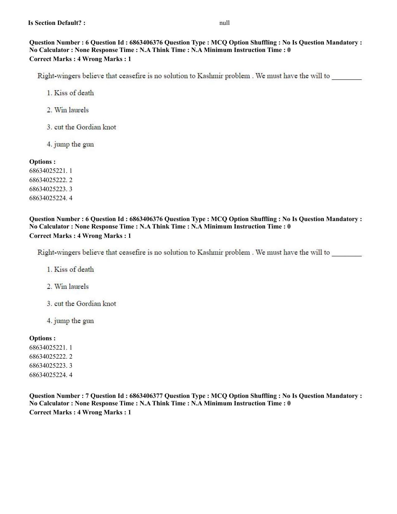 CUET PG 2023: SCQP28 – Zoology (Eng.) - Shift 3 (05-06-2023) Question Paper - Page 8