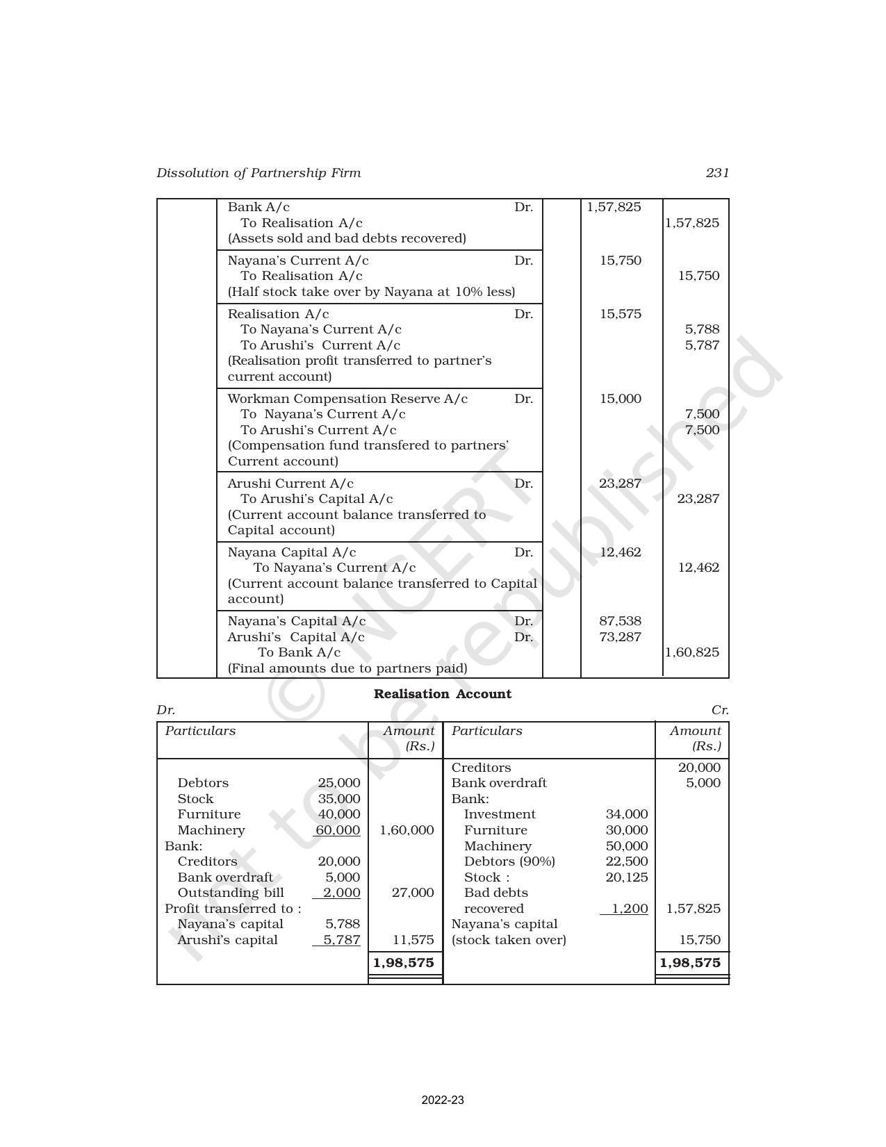 NCERT Book for Class 12 Accountancy Part I Chapter 5 Dissolution of Partnership Firm - Page 16