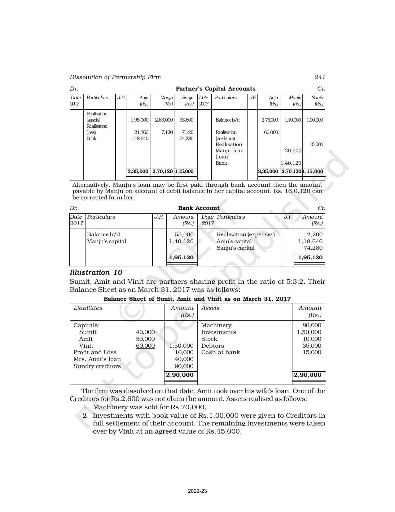 NCERT Book for Class 12 Accountancy Part I Chapter 5 Dissolution of Partnership Firm - Page 26