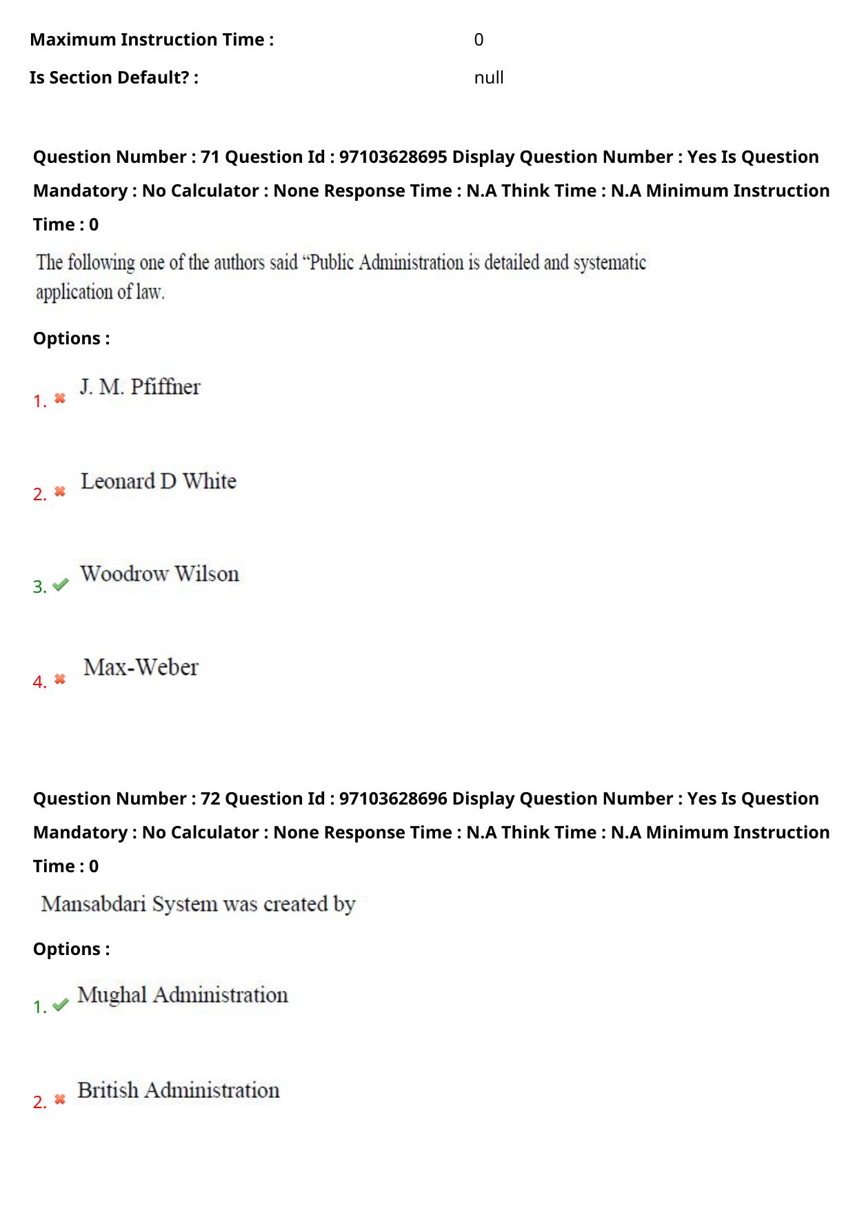 AP RCET 2024 Public Administration Question Paper - Page 46