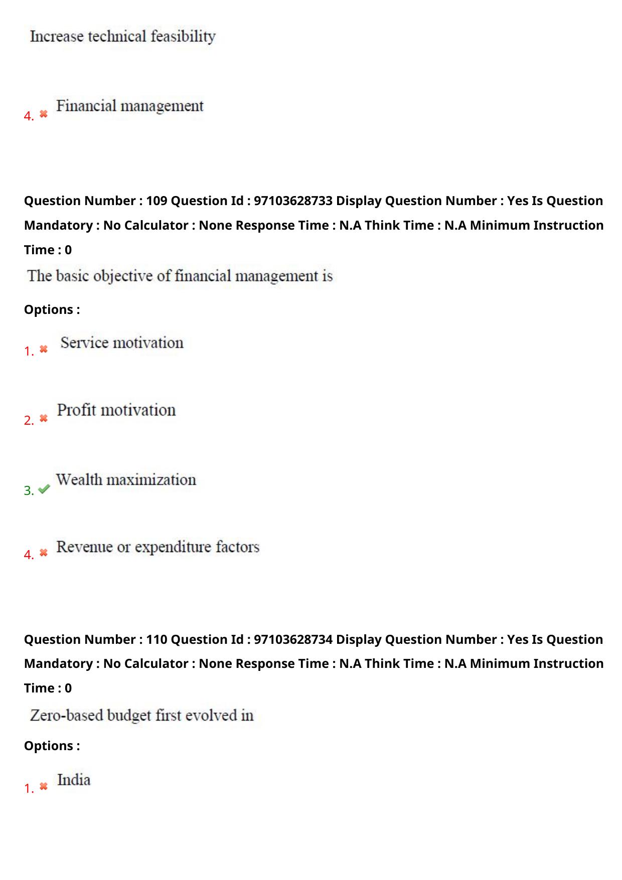 AP RCET 2024 Public Administration Question Paper - Page 66