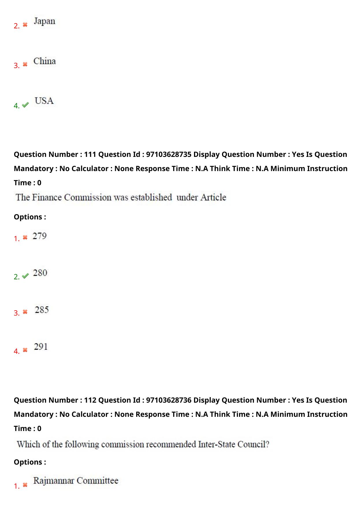 AP RCET 2024 Public Administration Question Paper - Page 67