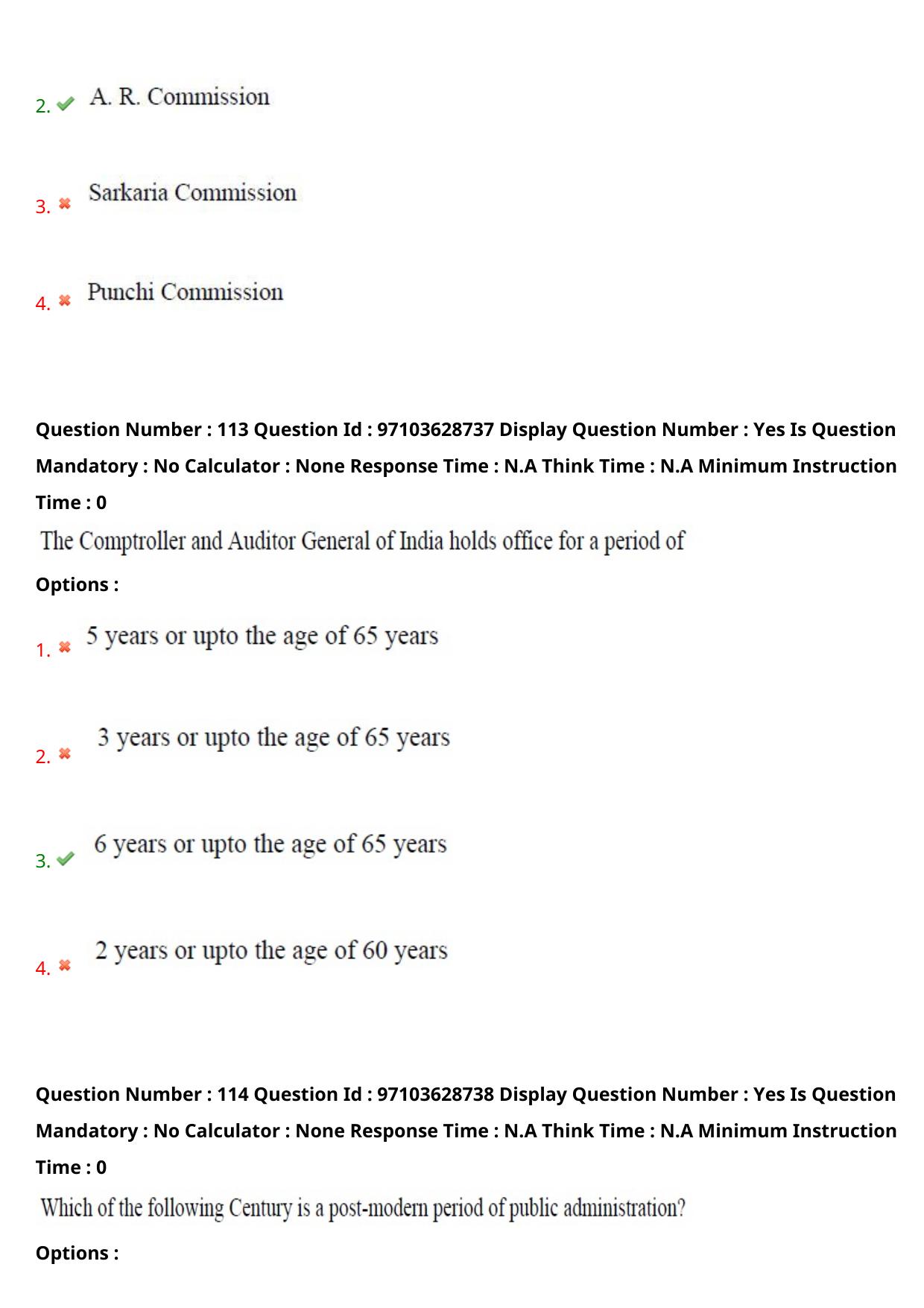 AP RCET 2024 Public Administration Question Paper - Page 68
