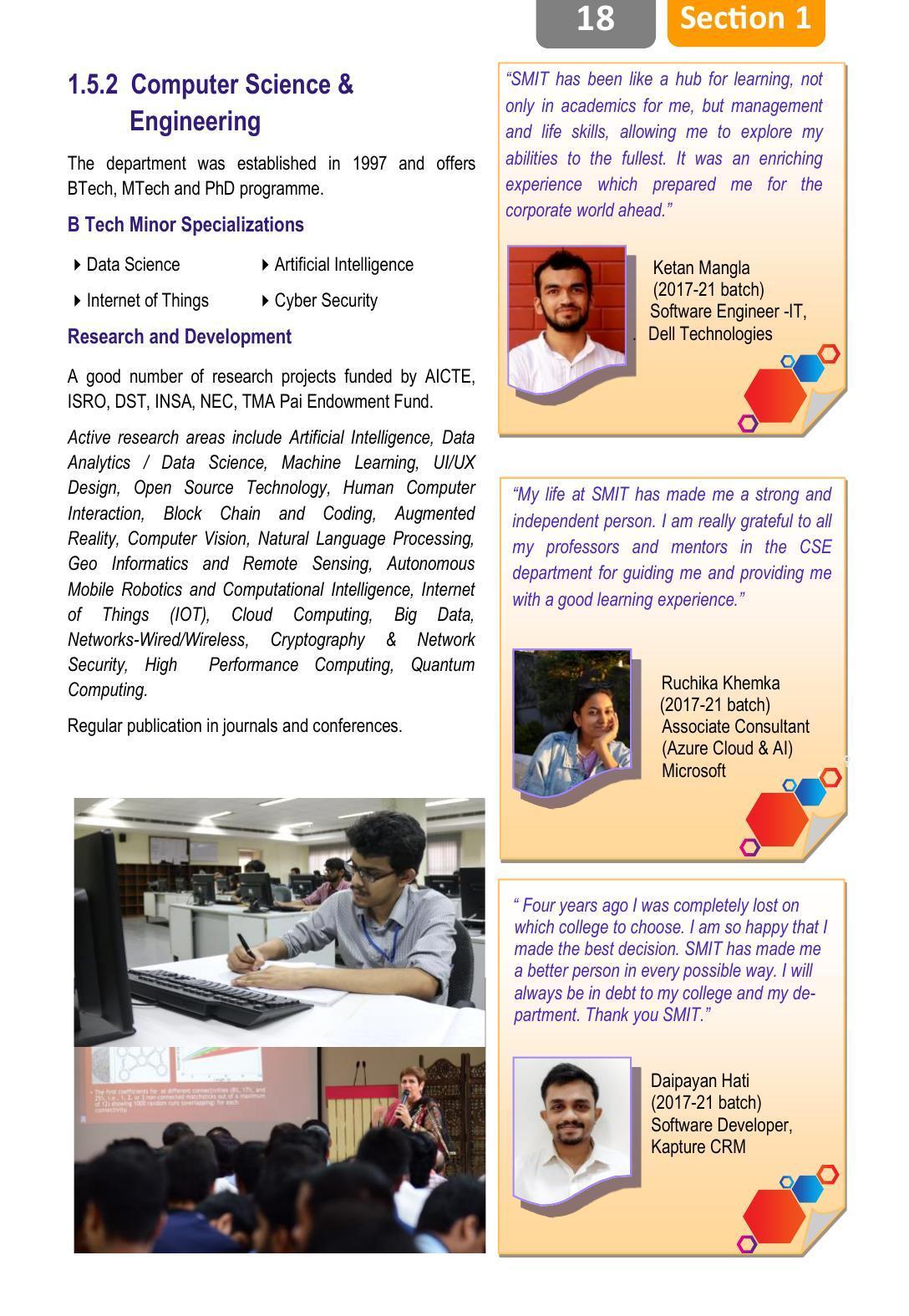 Sikkim Manipal University (SMU), Gangtok Prospectus 2022 - Page 22