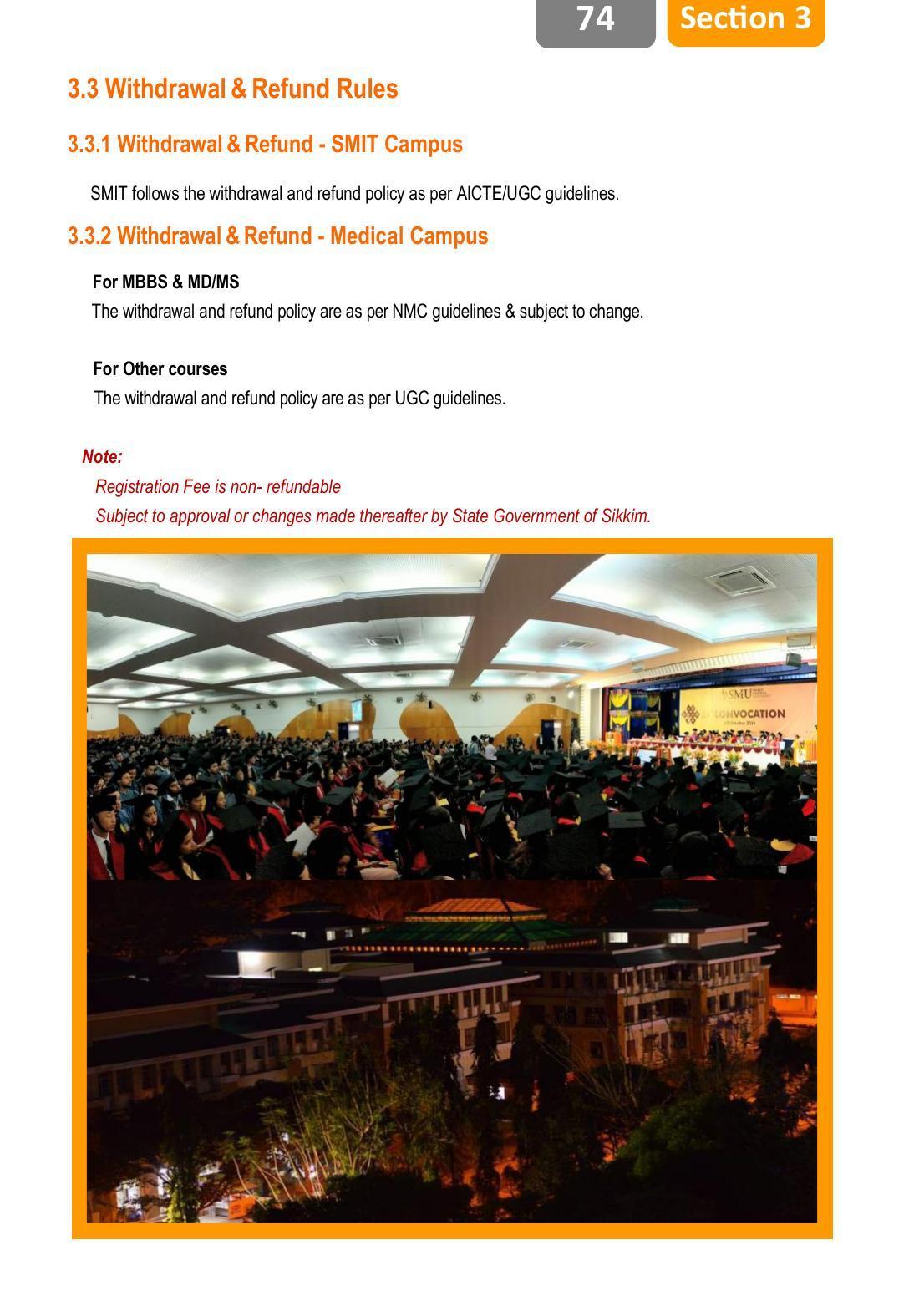 Sikkim Manipal University (SMU), Gangtok Prospectus 2022 - Page 78