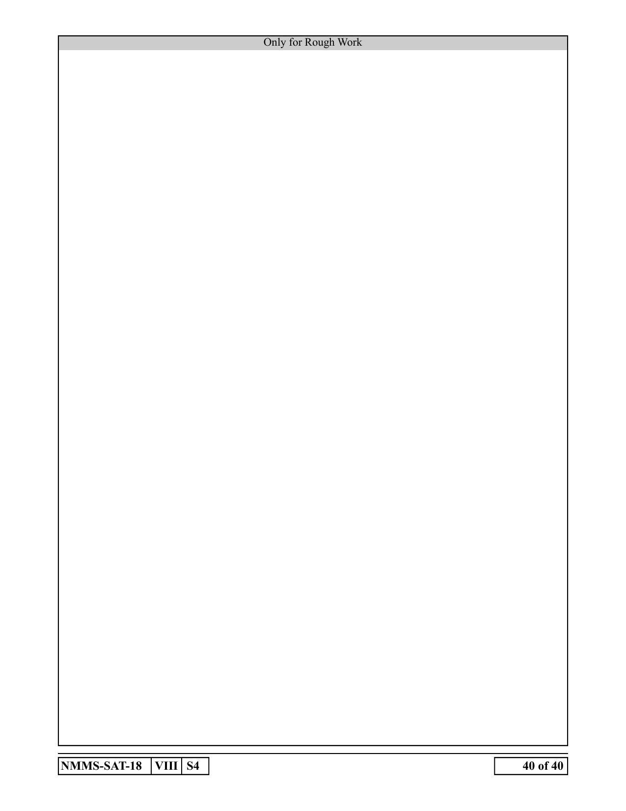 SAT GUJARATI 2018-19 Class 8 Maharashtra NMMS Question Papers - Page 40