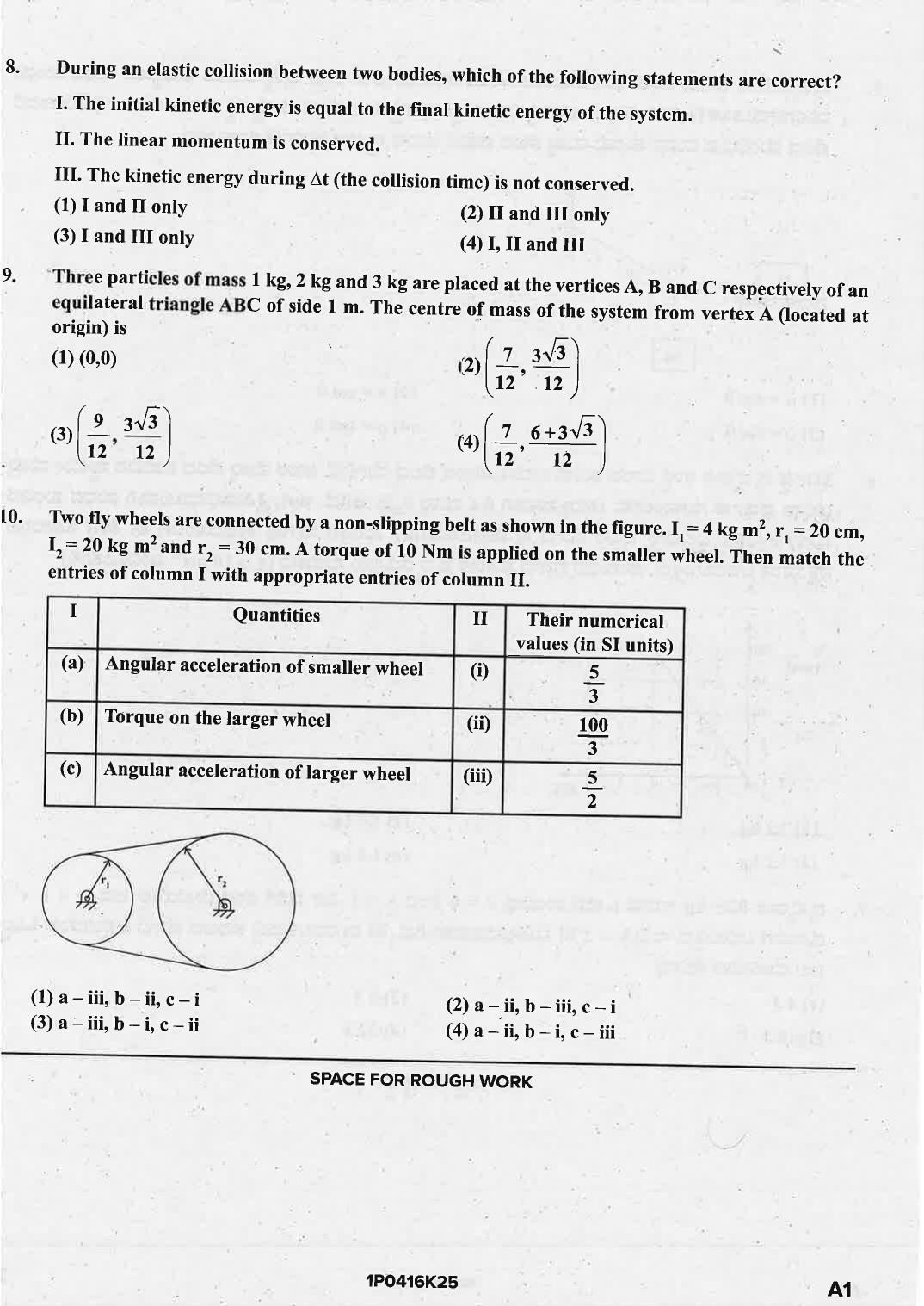 KCET 2025 Physics Question Paper - Page 8
