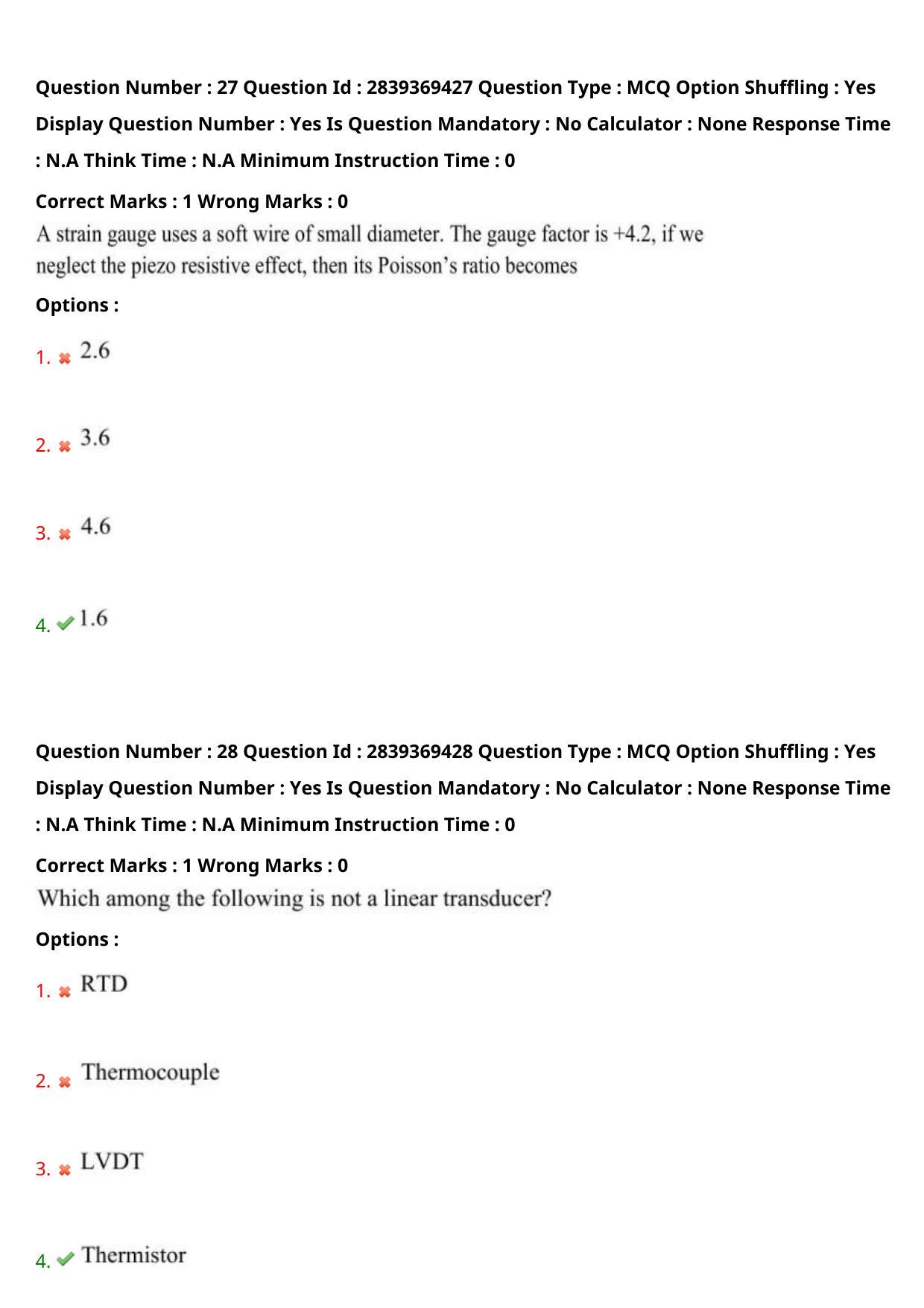 TS PGECET 2023: EI-INSTRUMENTATION ENGINEERING Question Papers - Page 18