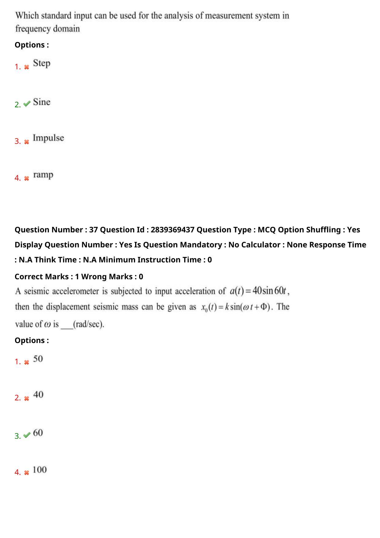 TS PGECET 2023: EI-INSTRUMENTATION ENGINEERING Question Papers - Page 23