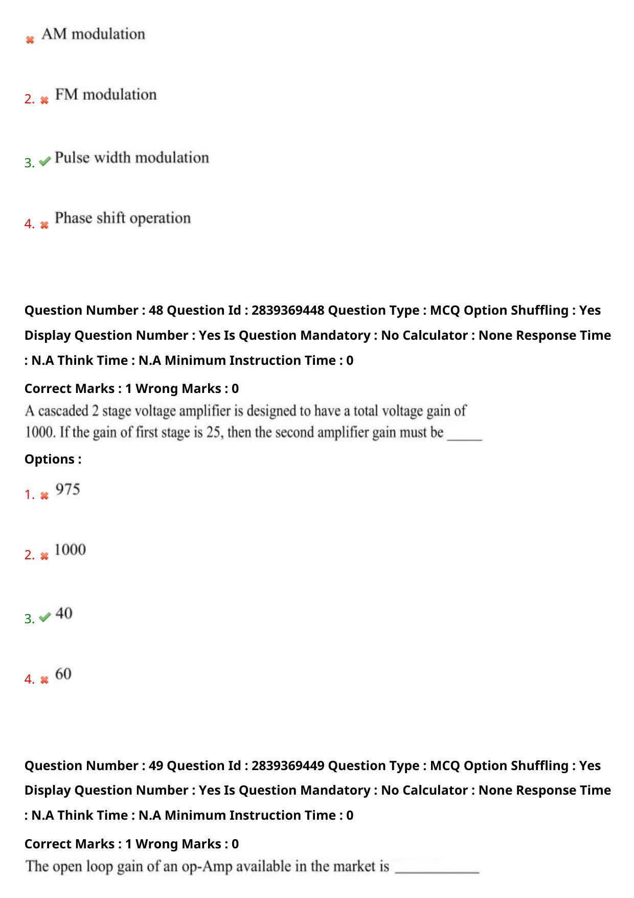 TS PGECET 2023: EI-INSTRUMENTATION ENGINEERING Question Papers - Page 29
