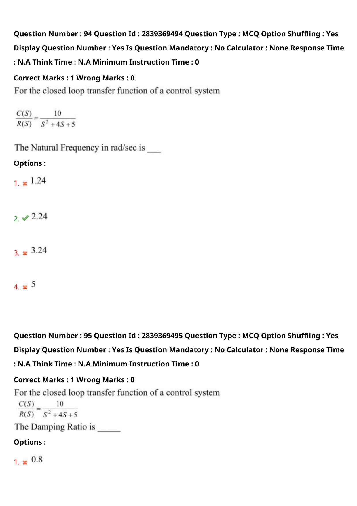 TS PGECET 2023: EI-INSTRUMENTATION ENGINEERING Question Papers - Page 54