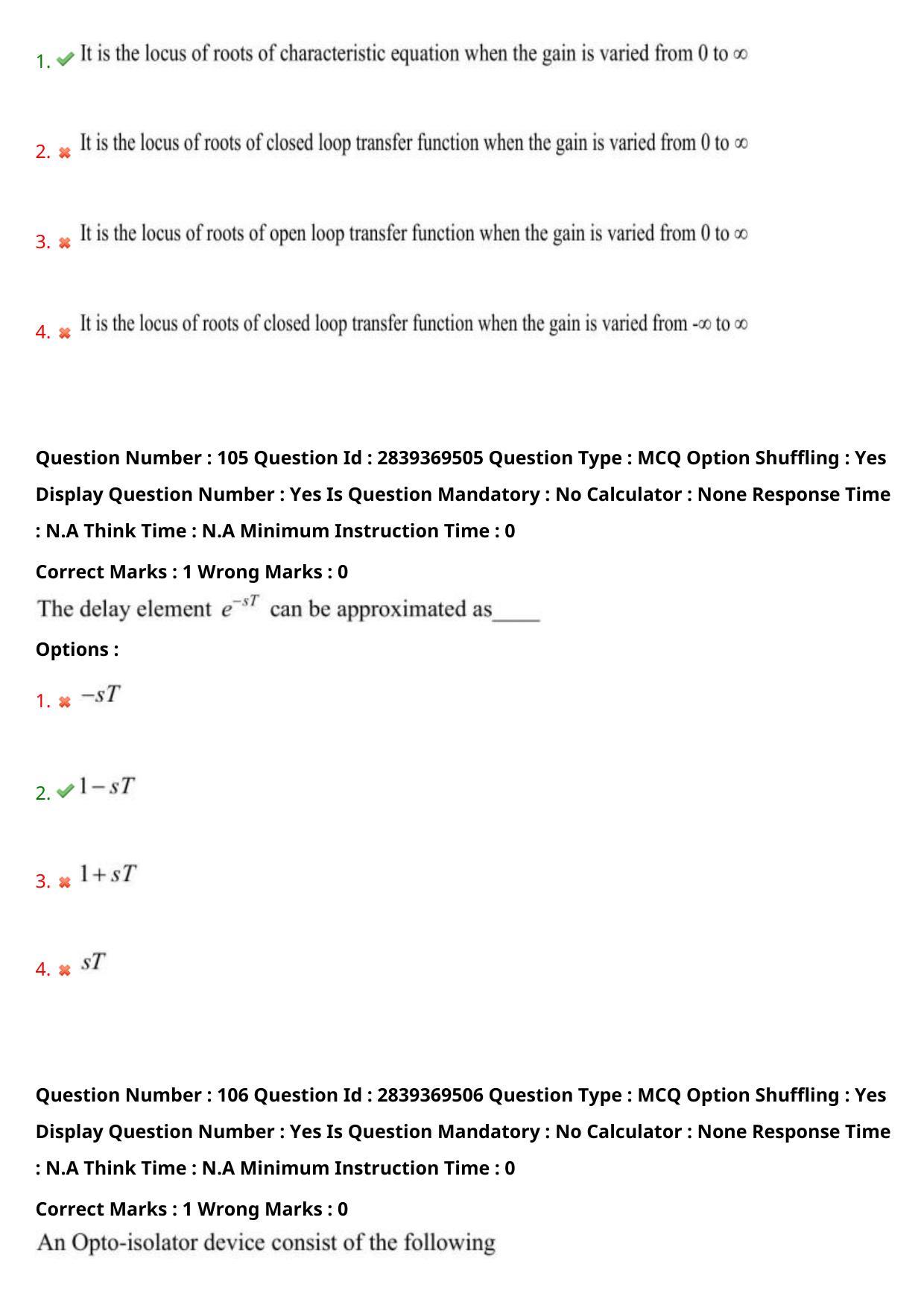 TS PGECET 2023: EI-INSTRUMENTATION ENGINEERING Question Papers - Page 60