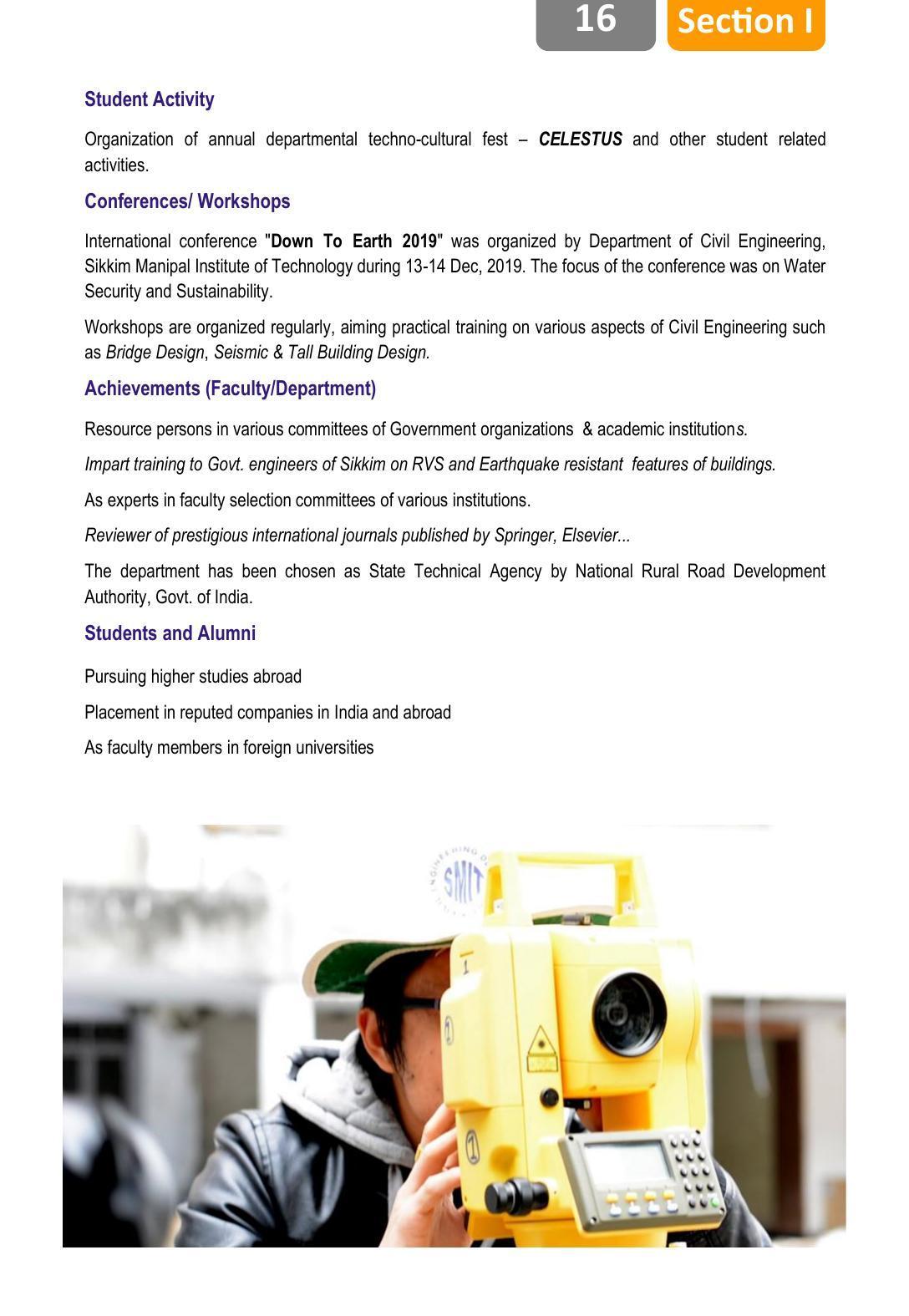 Sikkim Manipal University, Manipal SMU Prospectus -2022 - Page 22