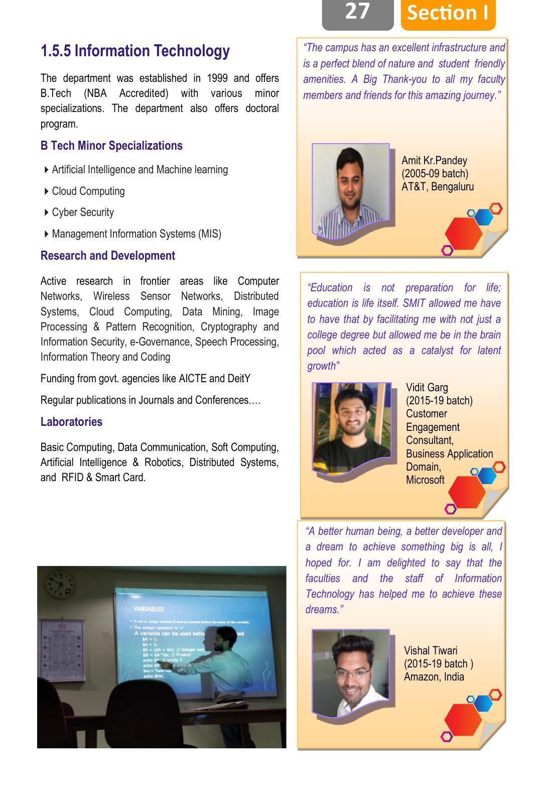 Sikkim Manipal University, Manipal SMU Prospectus -2022 - Page 33