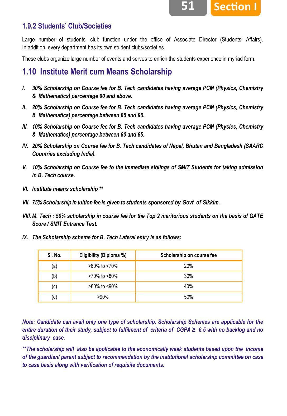 Sikkim Manipal University, Manipal SMU Prospectus -2022 - Page 57