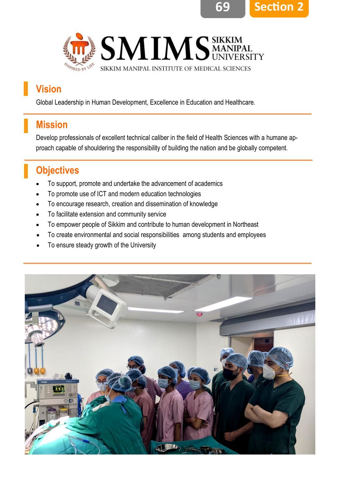 Sikkim Manipal University, Manipal SMU Prospectus -2022 - Page 75