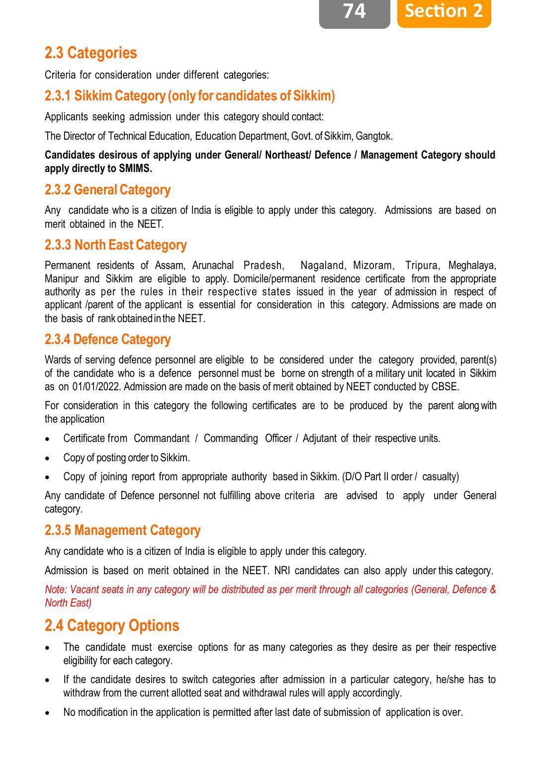 Sikkim Manipal University, Manipal SMU Prospectus -2022 - Page 80