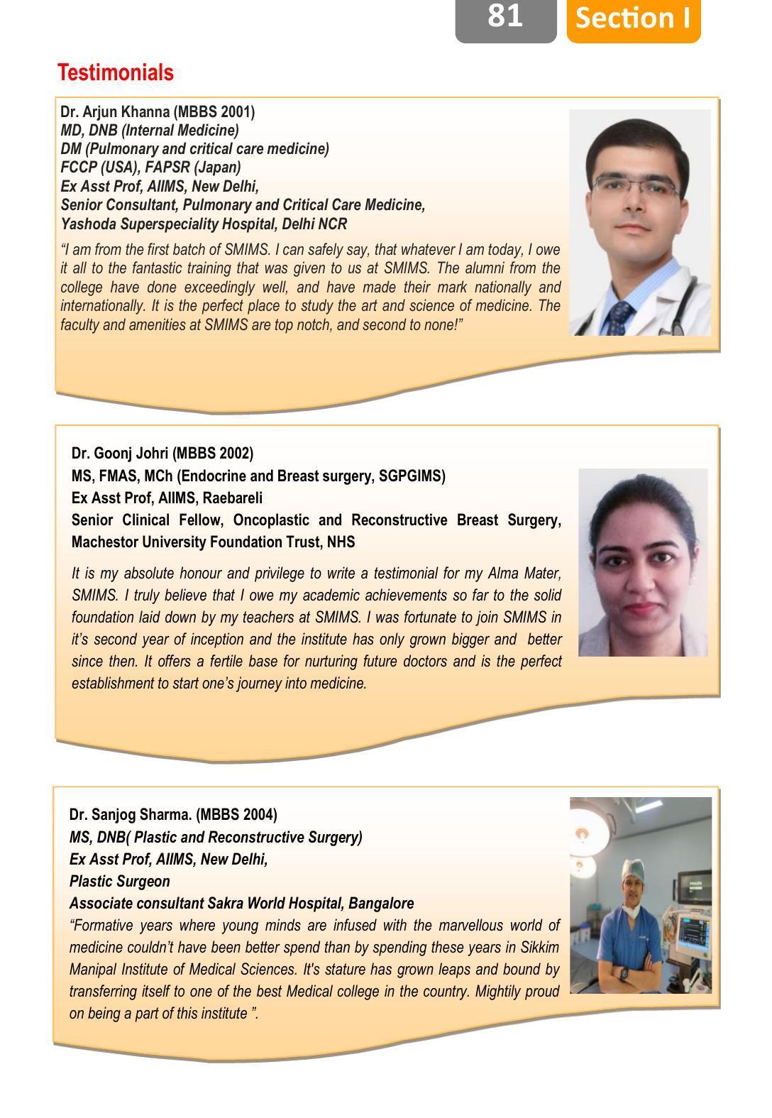 Sikkim Manipal University, Manipal SMU Prospectus -2022 - Page 87