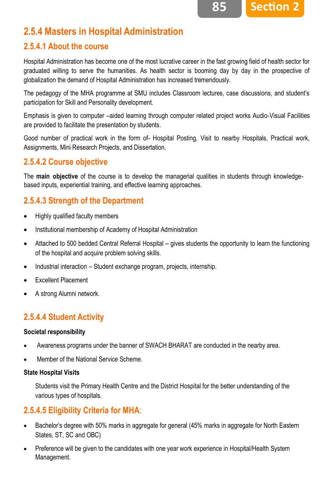 Sikkim Manipal University, Manipal SMU Prospectus -2022 - Page 91