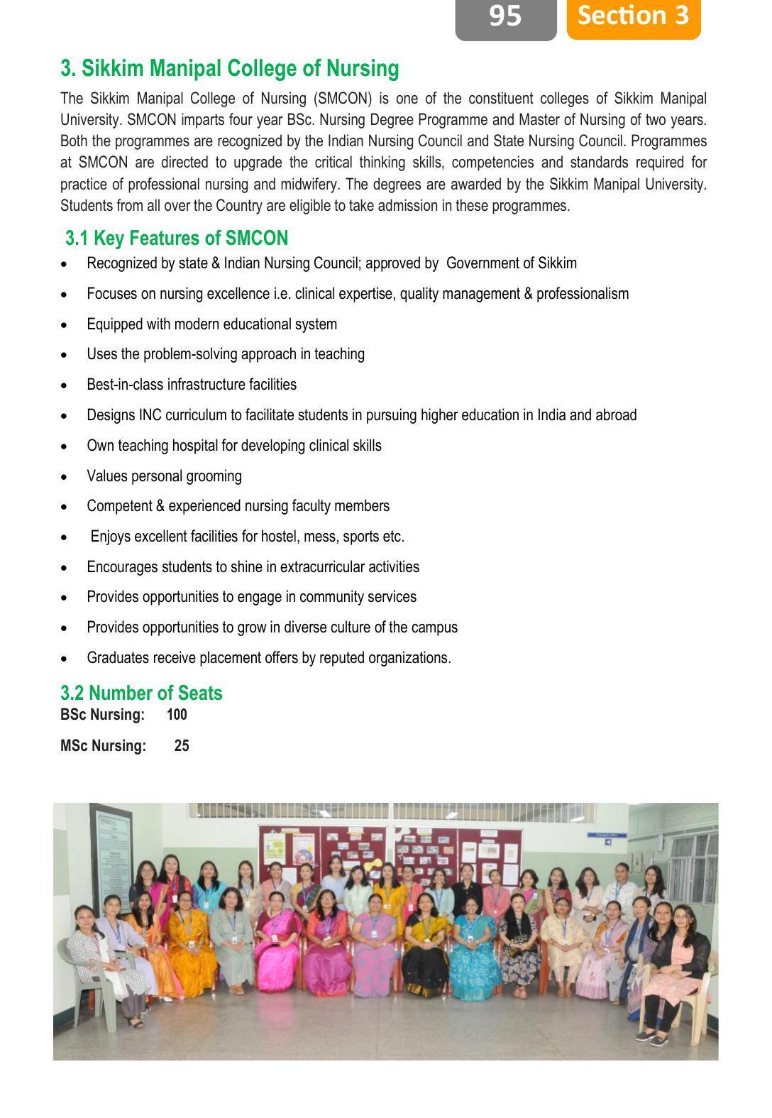 Sikkim Manipal University, Manipal SMU Prospectus -2022 - Page 101