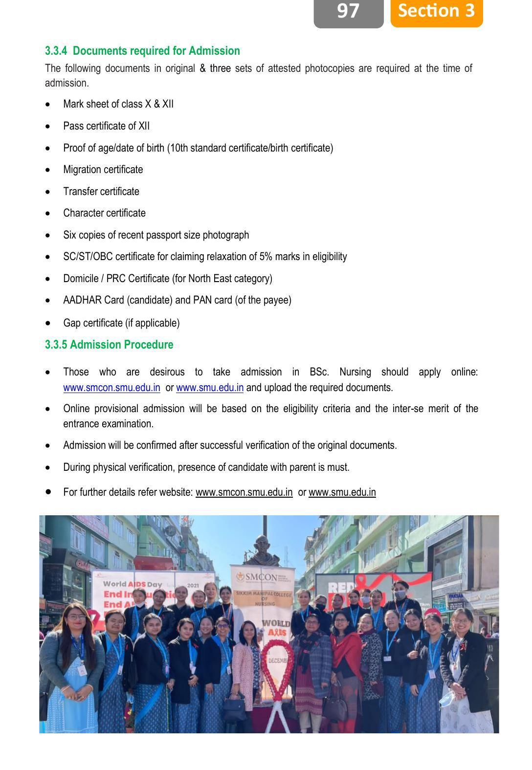 Sikkim Manipal University, Manipal SMU Prospectus -2022 - Page 103