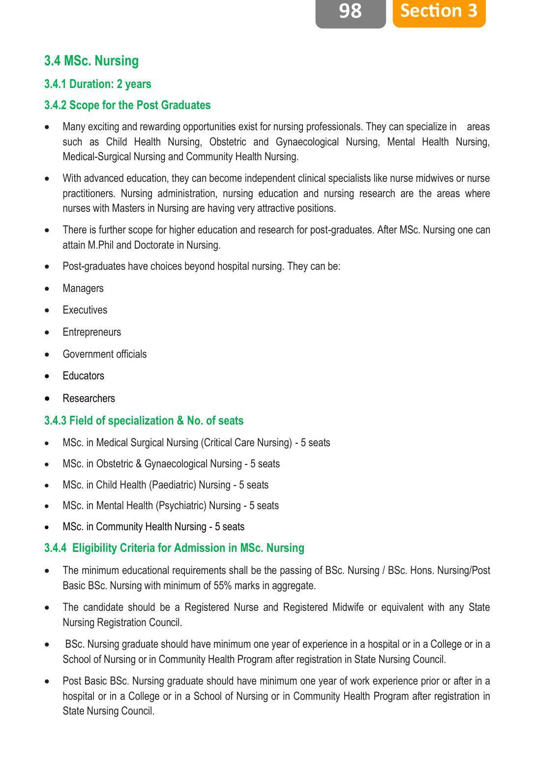 Sikkim Manipal University, Manipal SMU Prospectus -2022 - Page 104