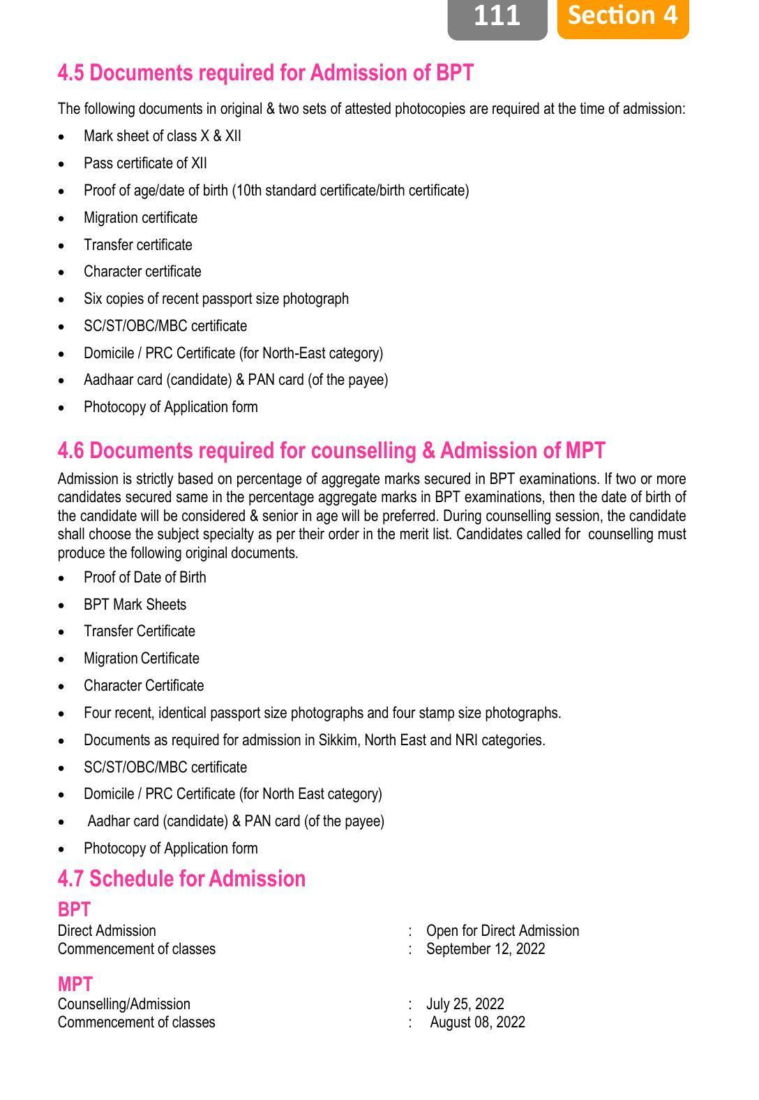 Sikkim Manipal University, Manipal SMU Prospectus -2022 - Page 117
