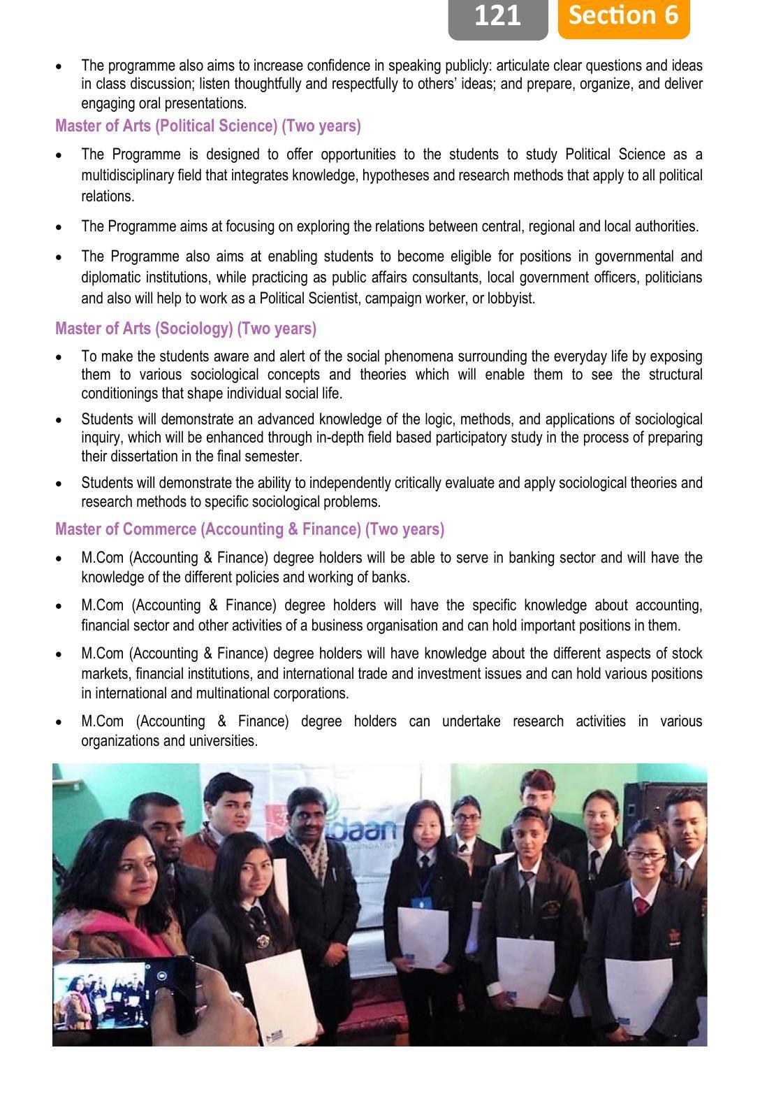 Sikkim Manipal University, Manipal SMU Prospectus -2022 - Page 127