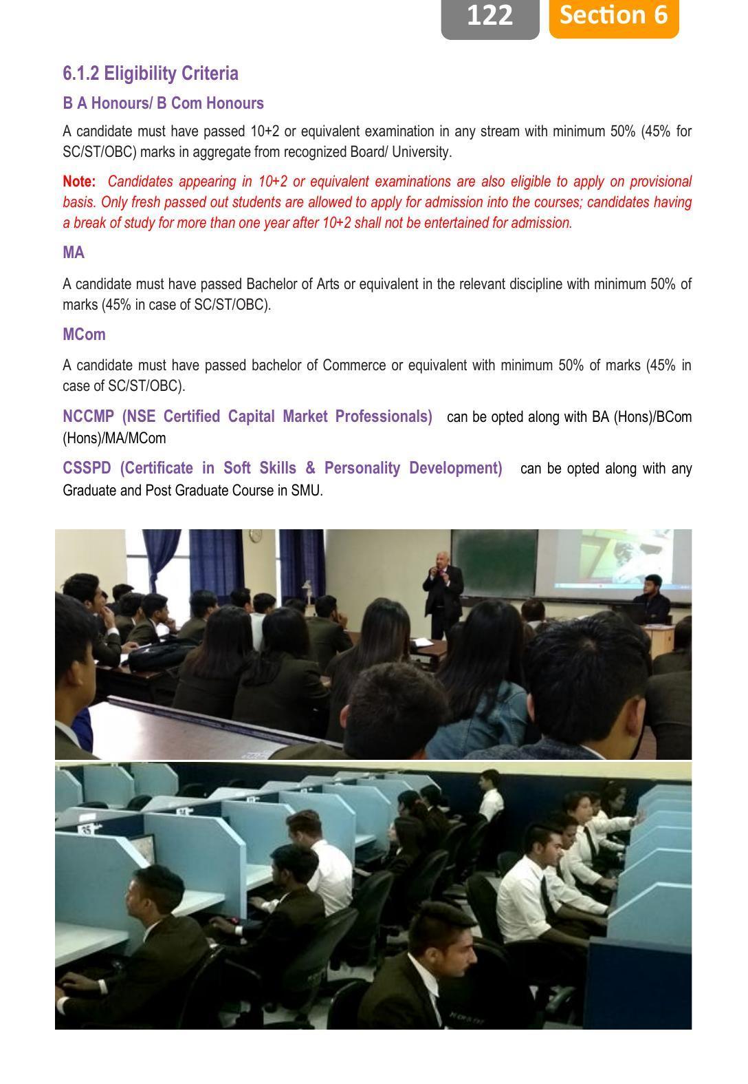 Sikkim Manipal University, Manipal SMU Prospectus -2022 - Page 128